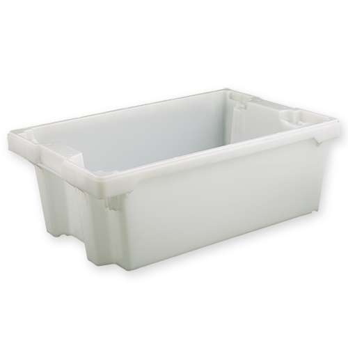 Kunststoff-Drehstapelbehälter mit Entwässerungslöcher Kunststoff-Drehstapelbehälter mit Entwässerungslöcher