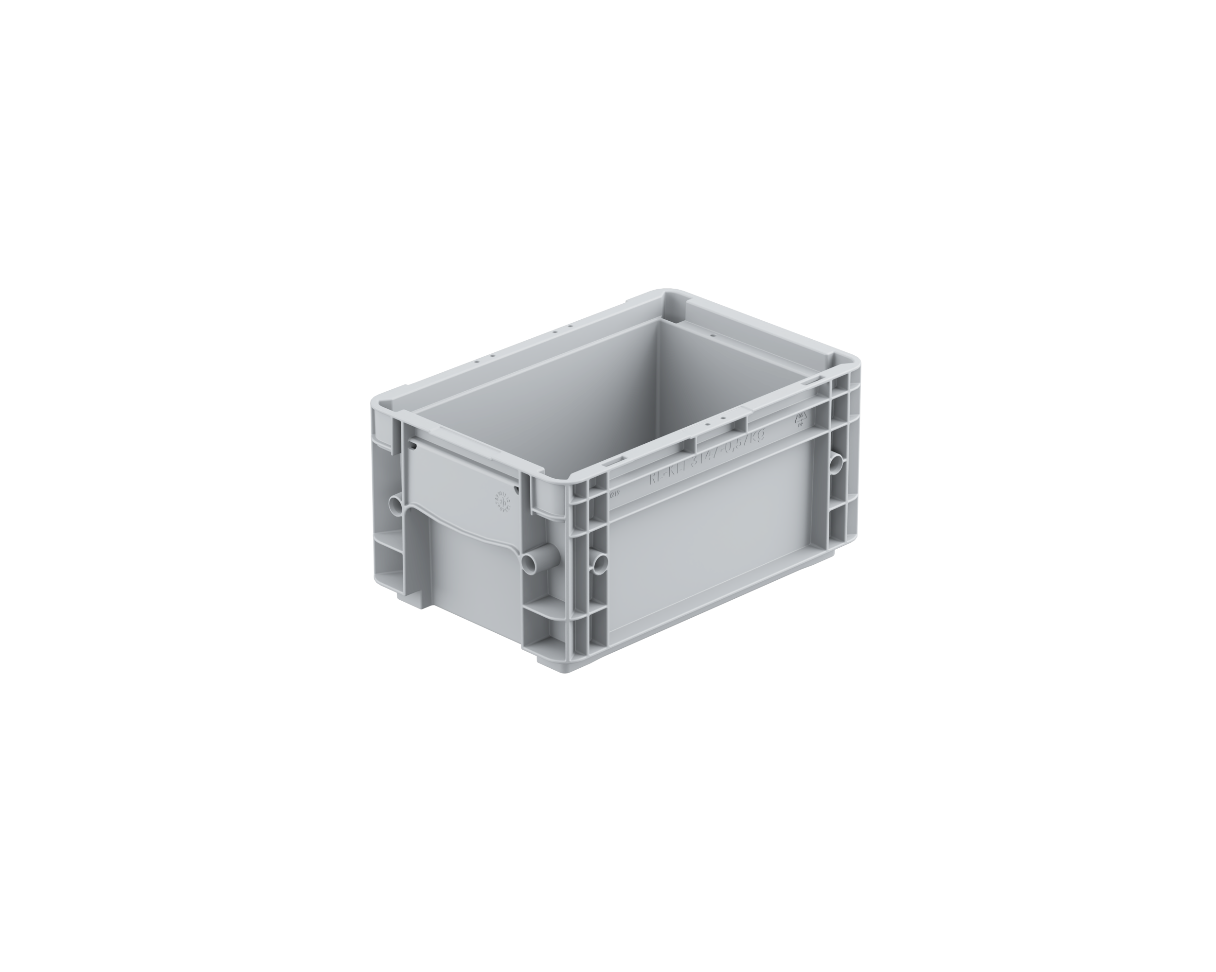 RL-KLT 3147 Plastic Crate grey 011