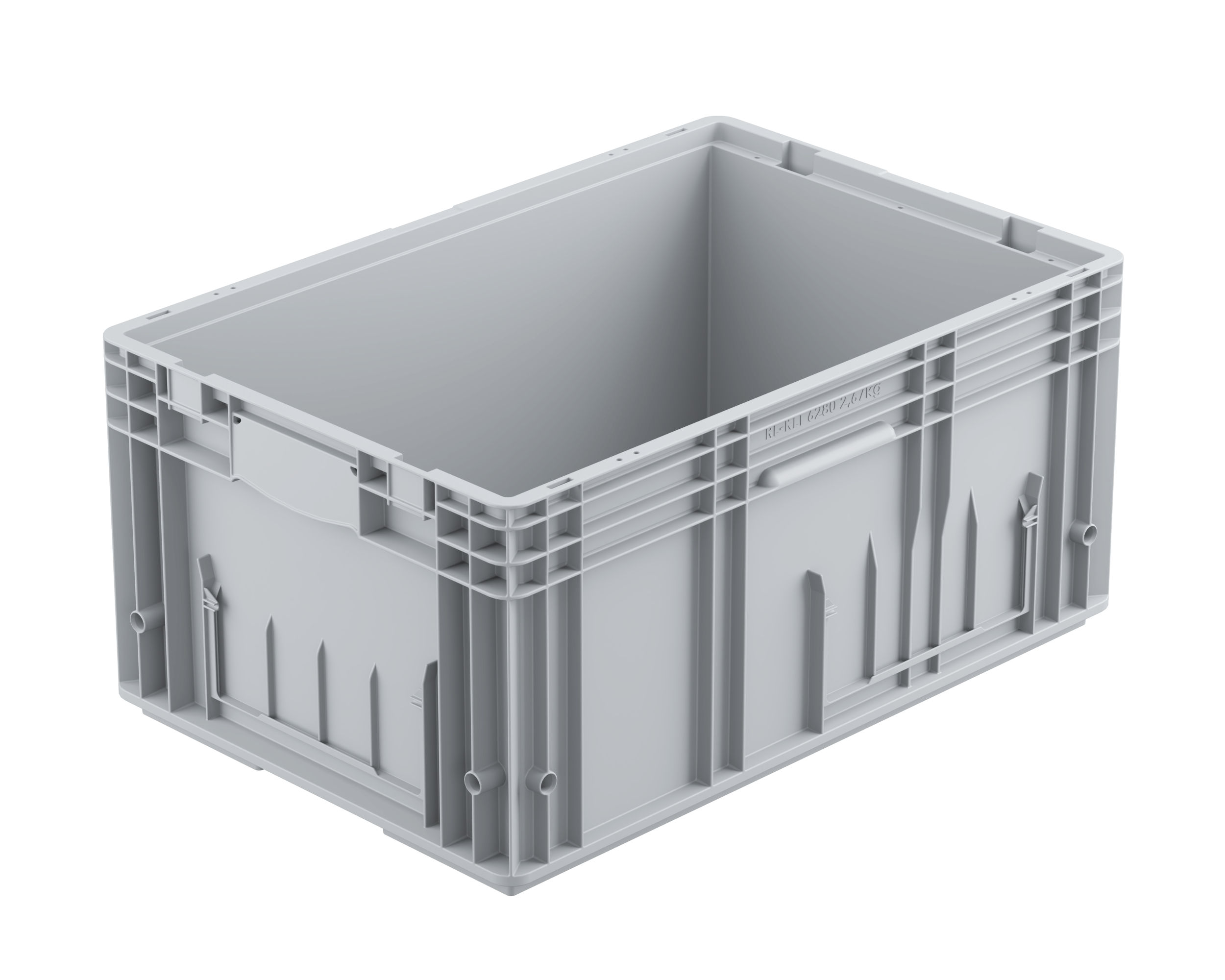 RL-KLT 6280 Plastic crate grey 011