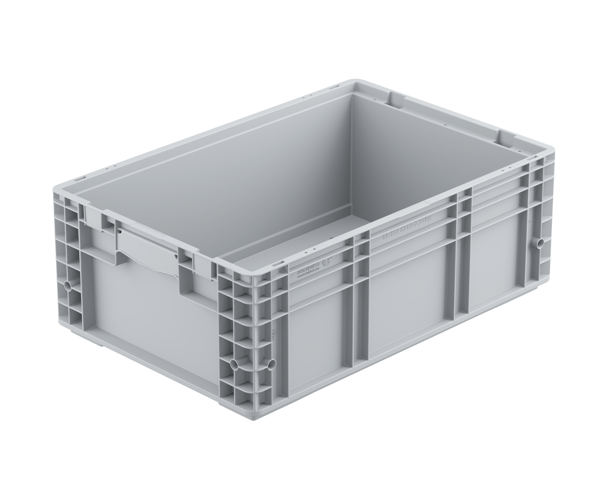 RL-KLT 6213 Plastic Crate grey 011