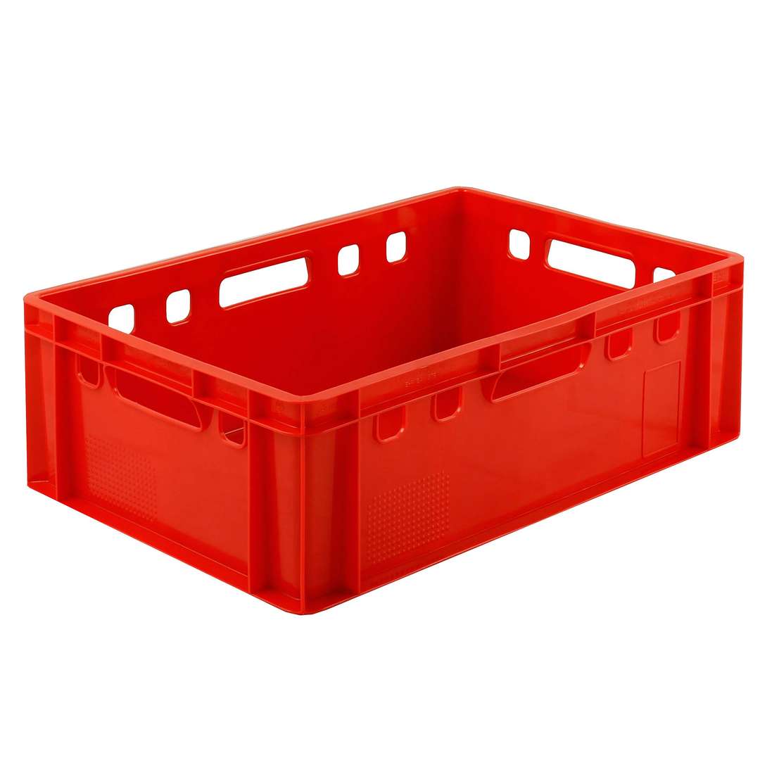 Euro-Fleischbehälter E2 gemäß DIN 55423-1 rot Euro-Fleischbehälter E2 gemäß DIN 55423-1 rot