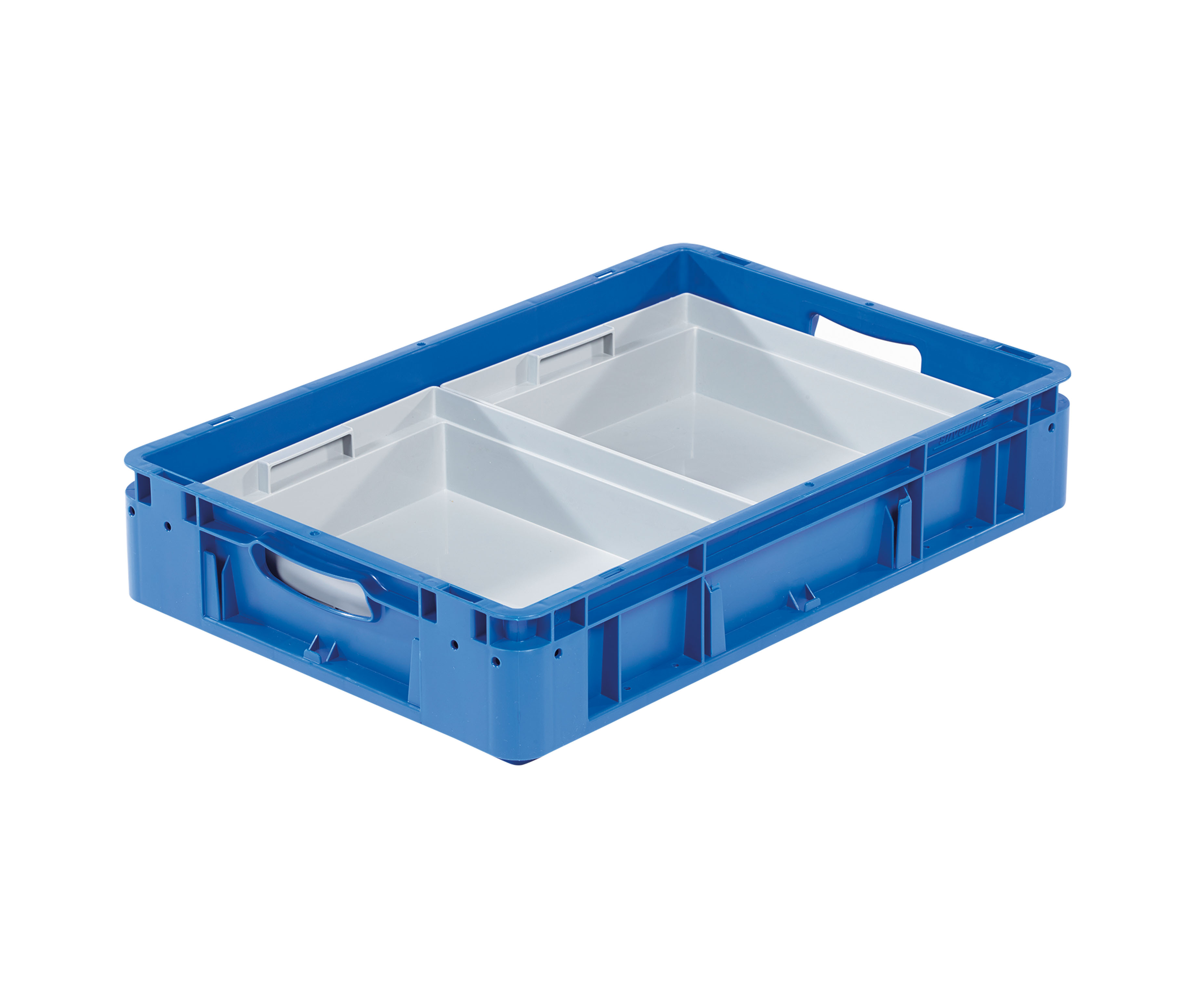 Insert Box for Euro Norm Crate, 1/2 cross Insert Box for Euro Norm Crate, 1/2 cross