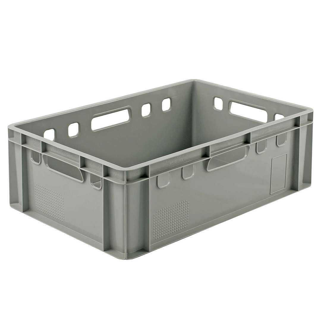 Euro-Fleischbehälter E2 gemäß DIN 55423-1 grau Euro-Fleischbehälter E2 gemäß DIN 55423-1 grau